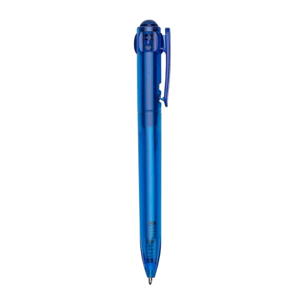 CANETA PLÁSTICA SPX-12262-AZT NA COR AZUL