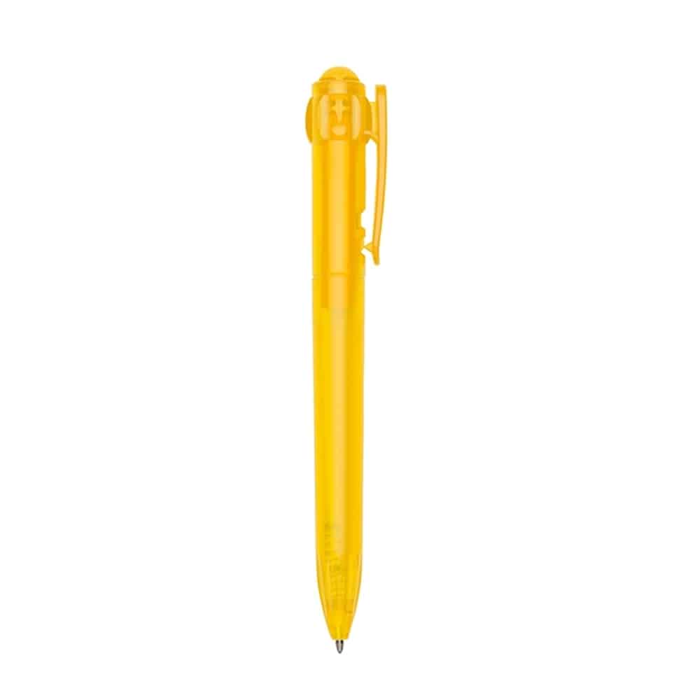 CANETA PLÁSTICA SPX-12262-AMA NA COR AMARELO