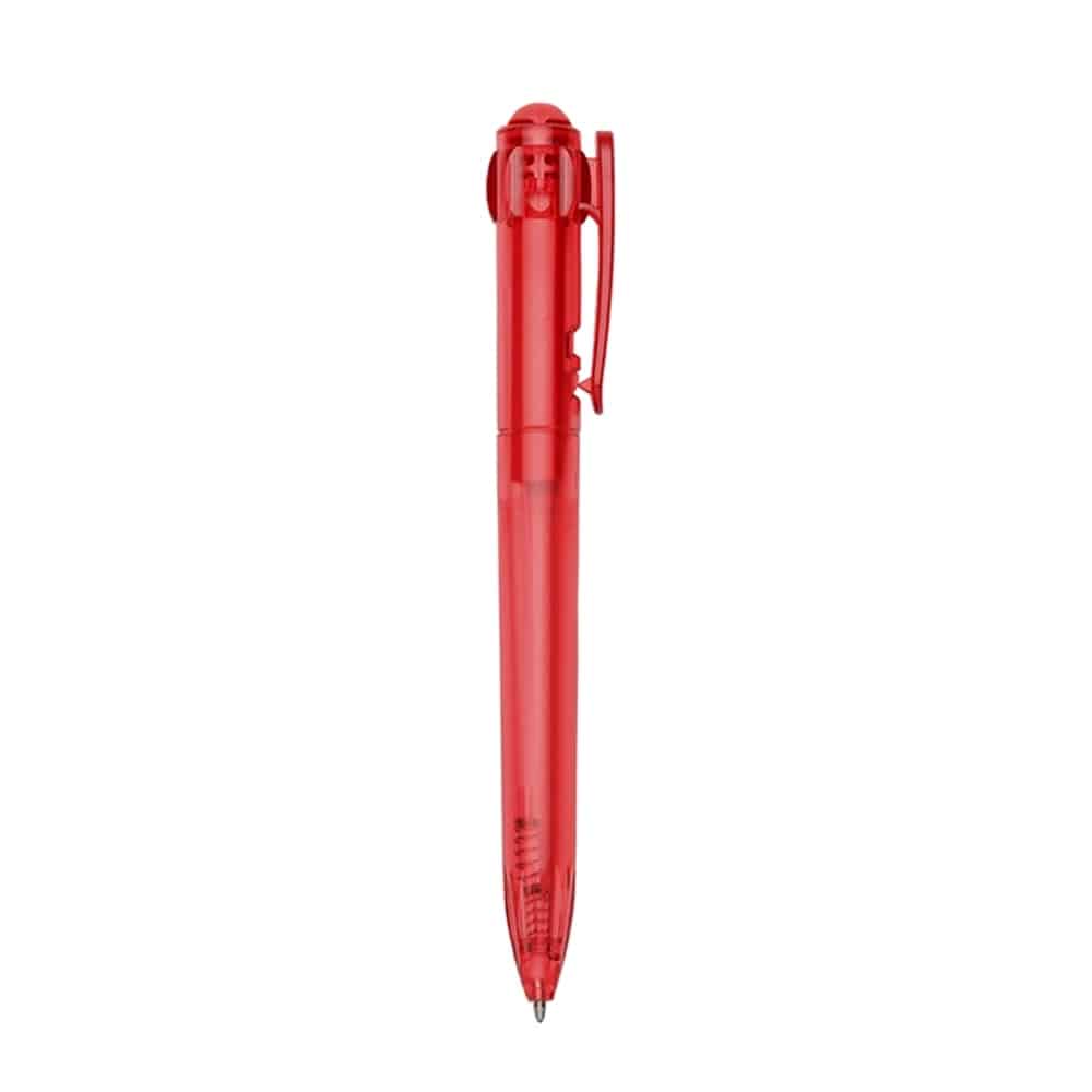 CANETA PLÁSTICA SPX-12262-VM NA COR VERMELHO