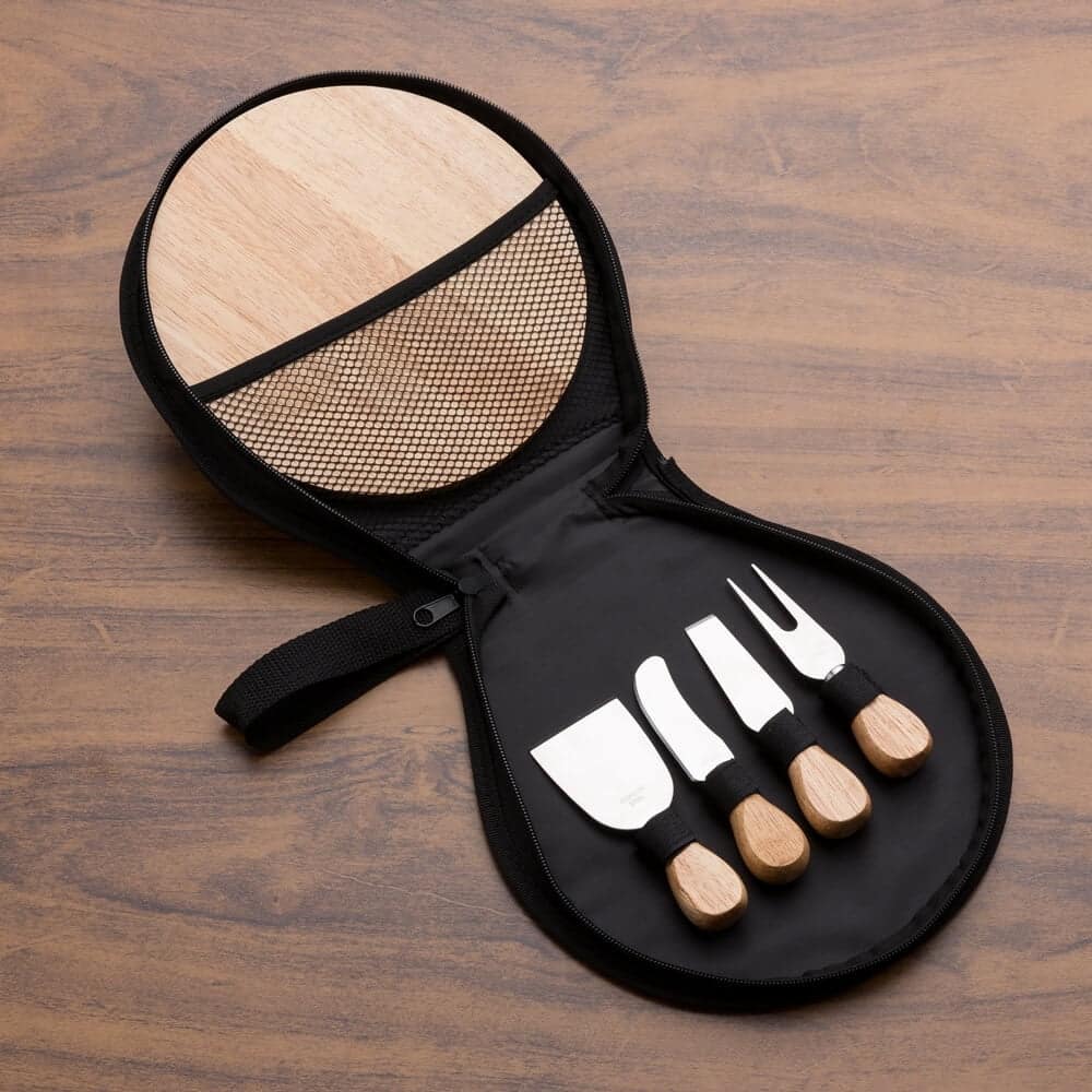 KIT QUEIJO C/ 5 PEÇAS BOLSA C/ ZIPER SPX-12222-PRE NA COR PRETO - Imagem 3