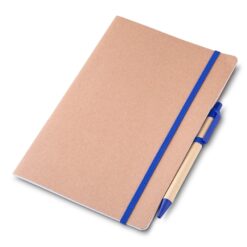 CADERNO P/ ANOT. KRAFT C/ CANETA SPX-14691 NA COR AZUL