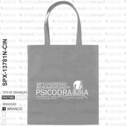 Alternative view of SACOLA DE TNT SPX-13781N-CIN NA COR PRATA