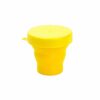 COPO RETRÁTIL DE SILICONE 150ML SPX-18636-AMA NA COR AMARELO