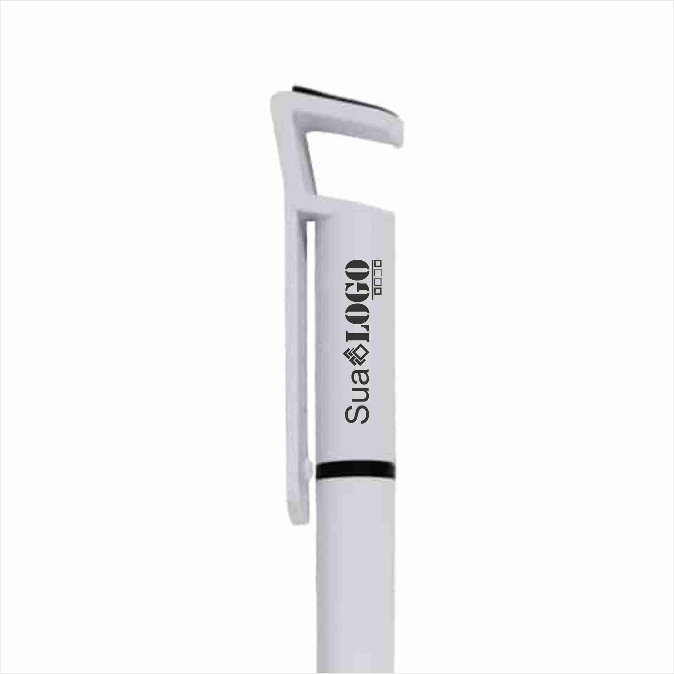 CANETA BASE CELULAR LIMP. TELA E PONTA TOUCH SPX-00708-BCO NA COR BRANCO - Imagem 3