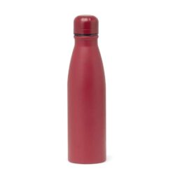 GARRAFA LISA FOSCA ALUMINIO 600ML SPX-14880-VM NA COR VERMELHO