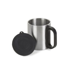 Alternative view of CANECA INOX 180ML C/ TAMPA SPX-07392-INO NA COR INOX