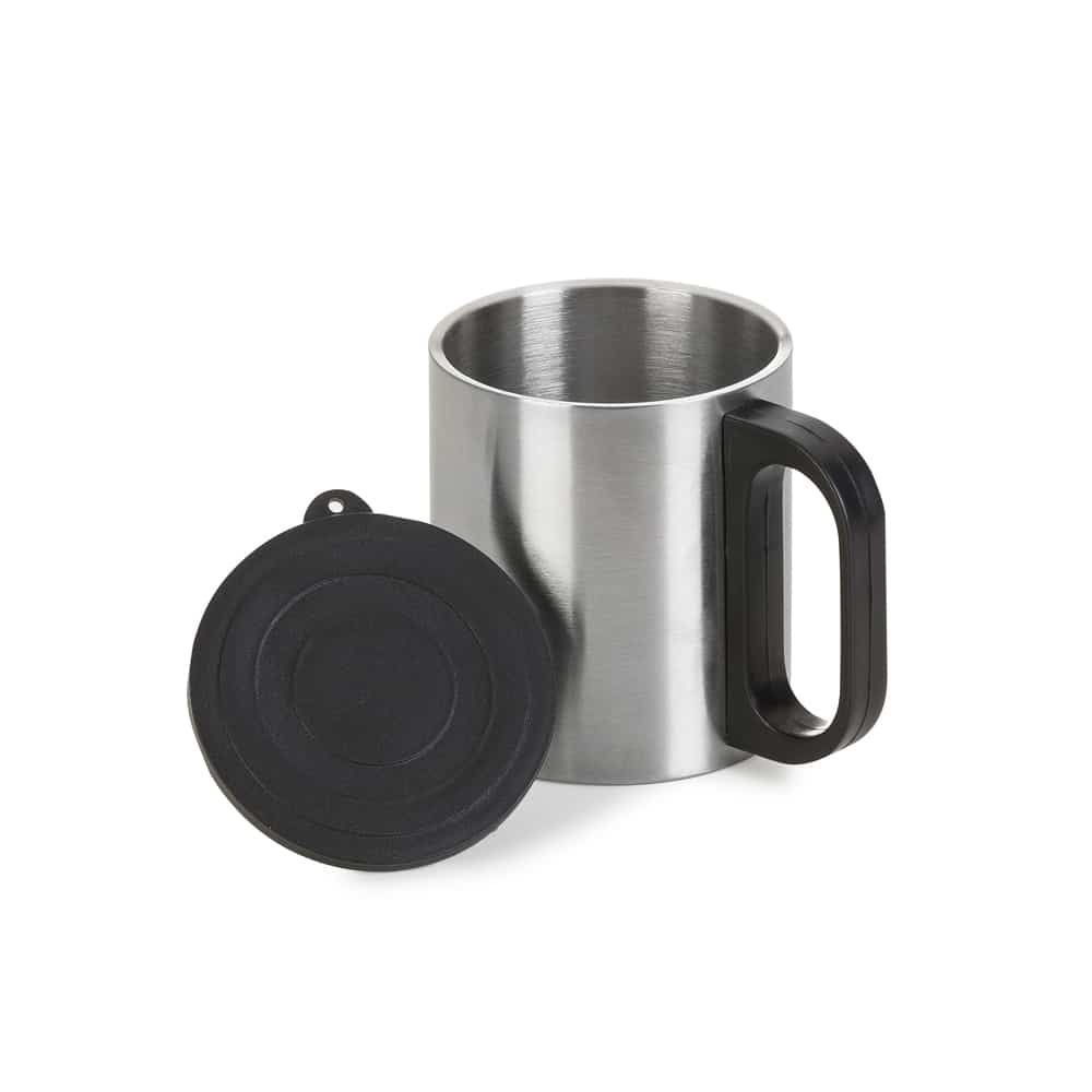 CANECA INOX 180ML C/ TAMPA SPX-07392-INO NA COR INOX - Imagem 2