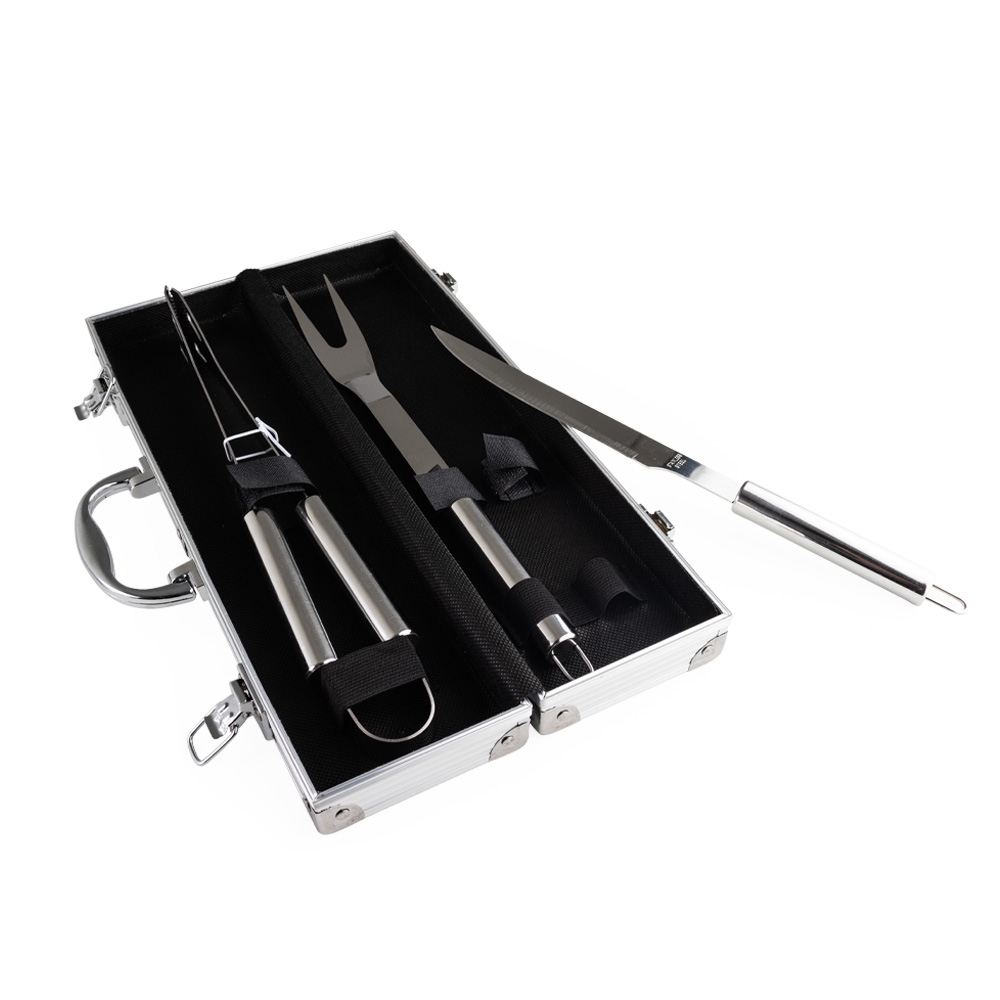 KIT CHURRASCO 3 PEÇAS SPX-02759B-PRA NA COR PRATA - Imagem 3