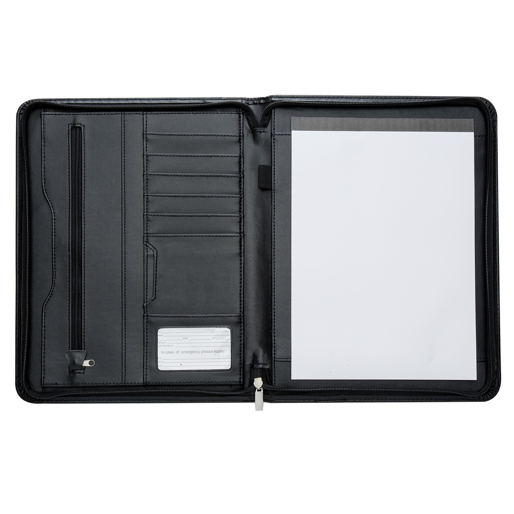 PASTA CONVENÇÃO C/ BLOCO SPX-10109-PRE NA COR PRETO