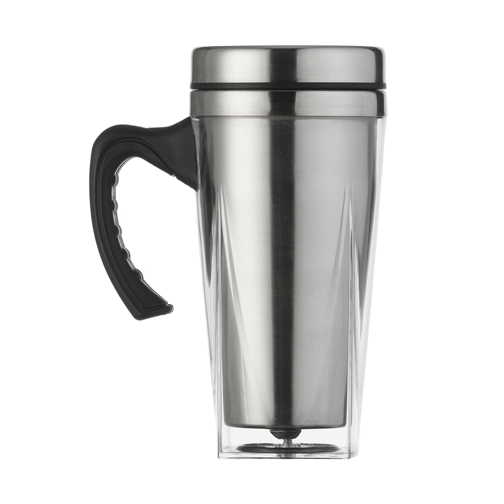 CANECA 450ML FUNDO QUADRADO SPX-01071-TRA NA COR TRANSPARENTE
