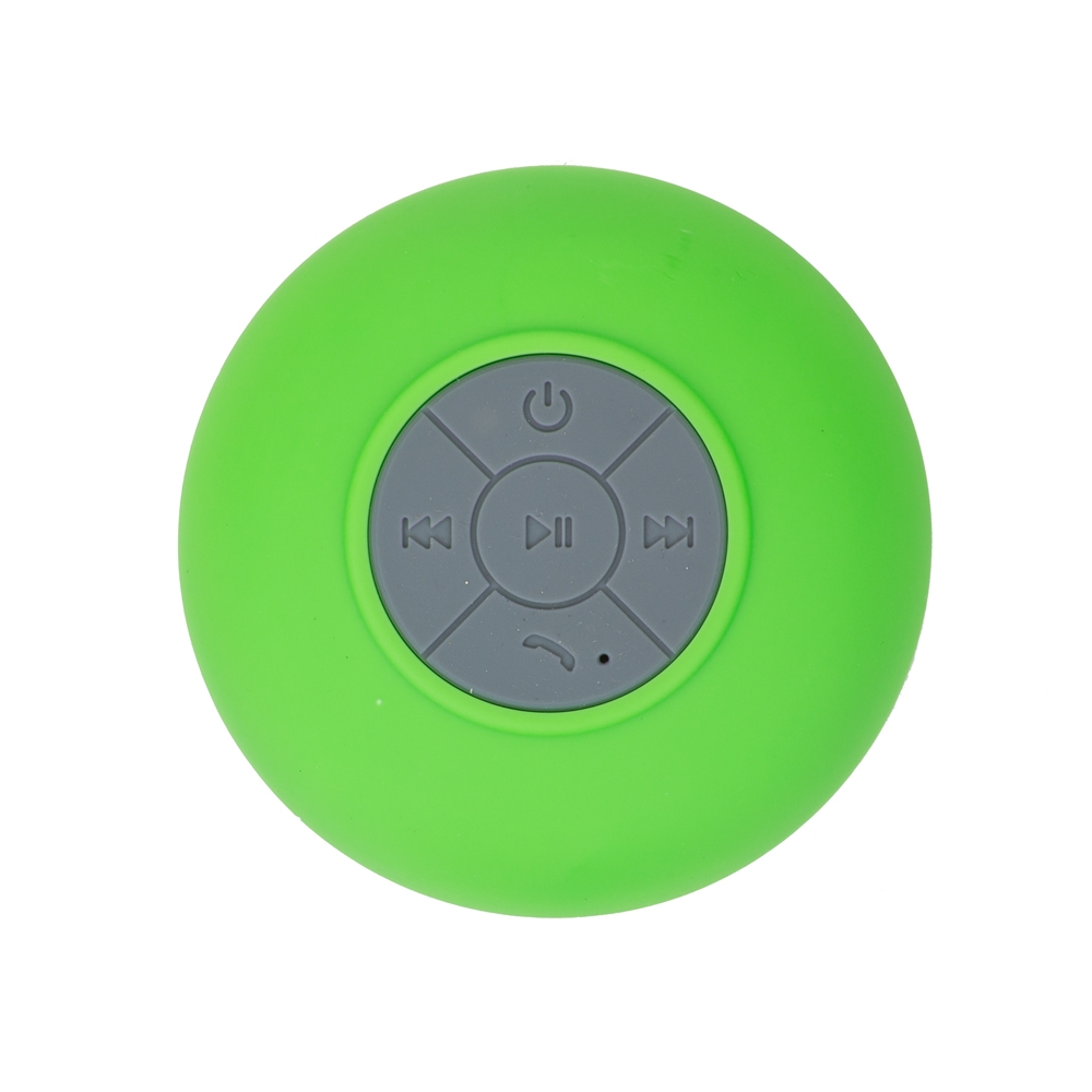 CAIXINHA DE SOM C/VENTOSA CAIXA ACRÍLICA  SPX-12926AC-VDC NA COR VERDE