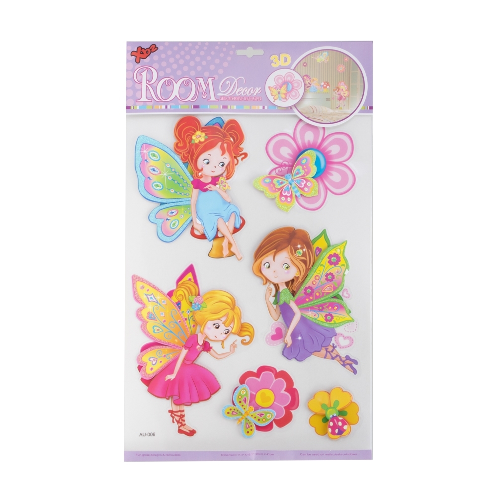 ADESIVO DECORATIVO FADA  SPX-P$ADS17692-ROS NA COR ROSA