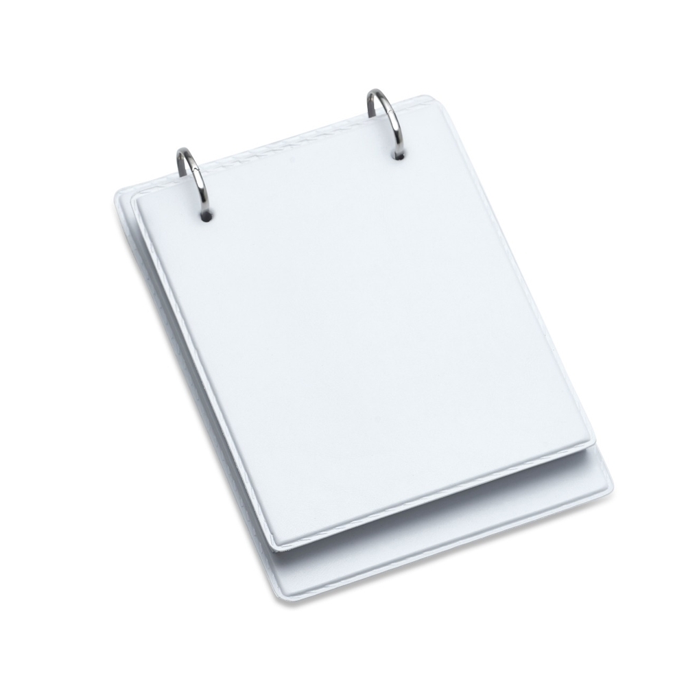 BLOCO DE ANOTAÇÃO DE MESA SPX-14182-BCO/PRA NA COR BRANCO