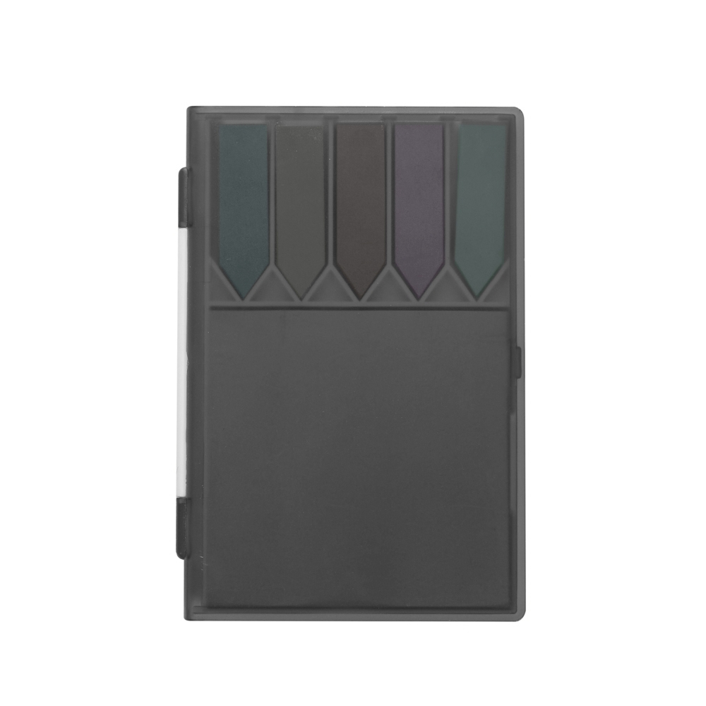 BLOCO DE ANOT. C/ AUTOADESIVOS SPX-12538-FUM NA COR PRETO