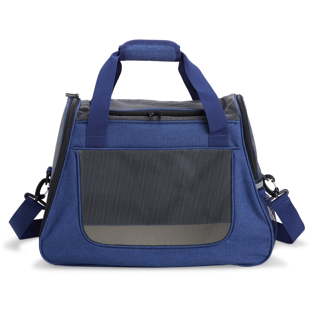 BOLSA PARA TRANSPORTE DE ANIMAIS PET`S SPX-14994-AZU NA COR AZUL