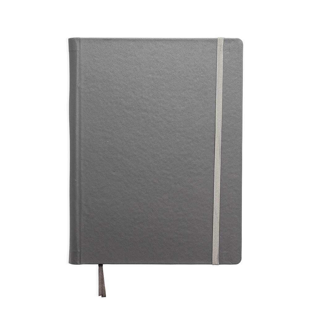 CADERNETA COURO SINTÉTICO SPX-15156-CIN NA COR CINZA