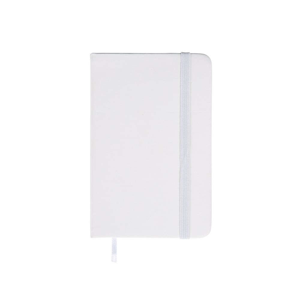 CADERNETA EMBORRACHADA SPX-03009-BCO NA COR BRANCO