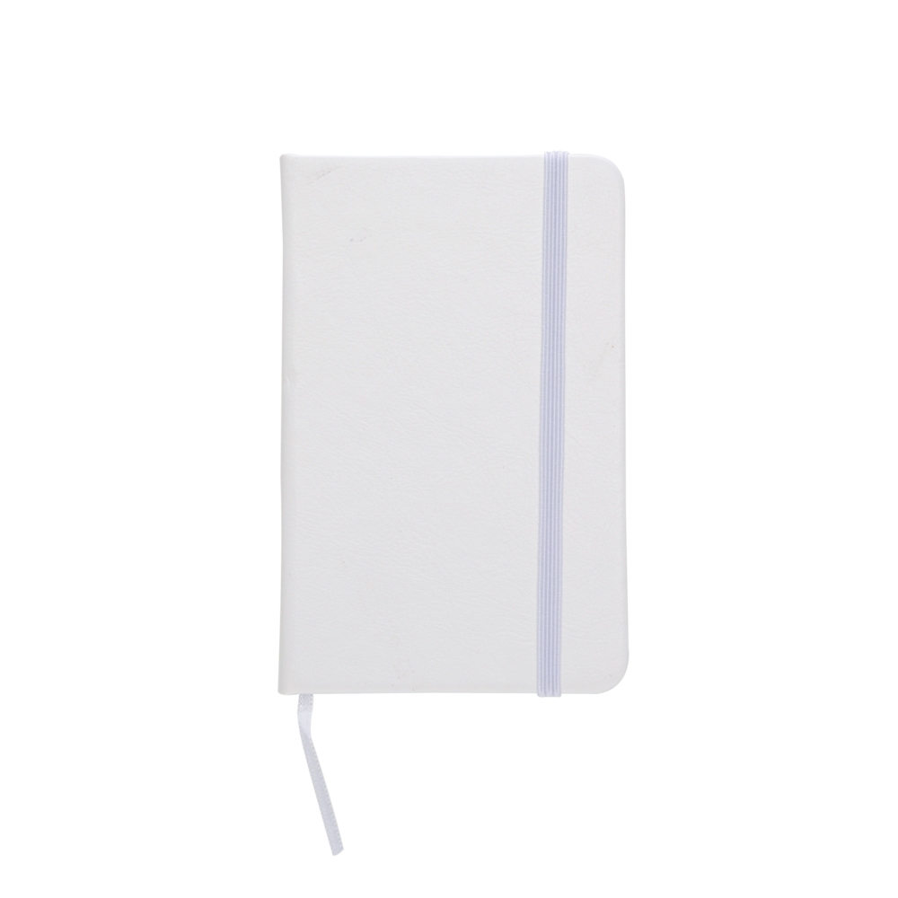 CADERNETA DE COURO SINTÉTICO SPX-12595N-BCO NA COR BRANCO