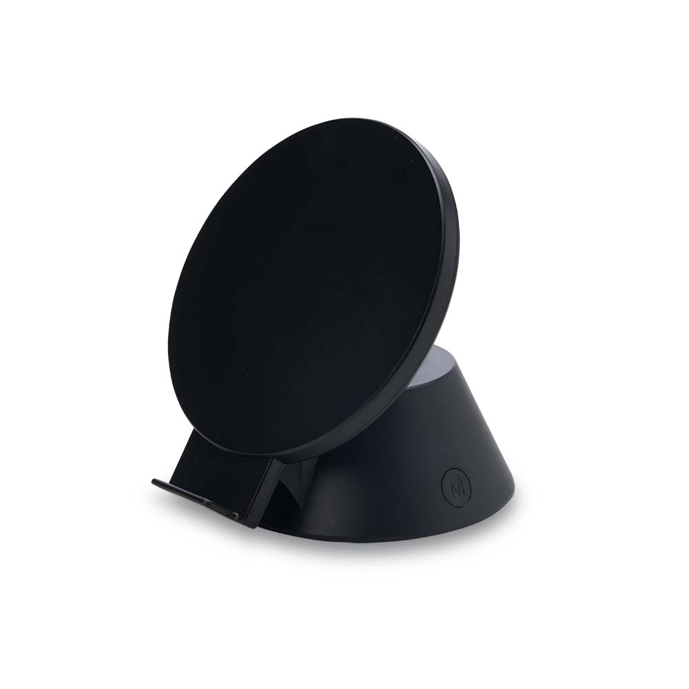 CAIXINHA DE SOM C/ CARREGADOR POR INDUÇÃO SPX-04359-PRE NA COR PRETO