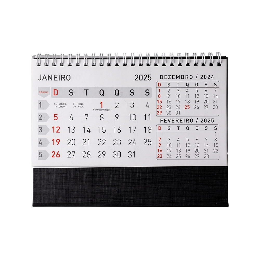 CALENDÁRIO DE MESA 2026 SPX-14950G-VD NA COR VERDE