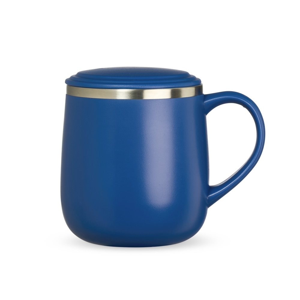 CANECA PAREDE DUPLA 370ML SPX-18761-AZU NA COR AZUL