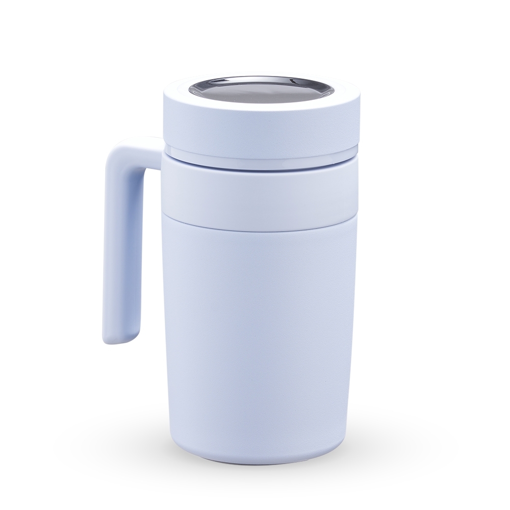 CANECA TERMICA 500ML C/ TERMÔMETRO  SPX-18641-AZU NA COR AZUL