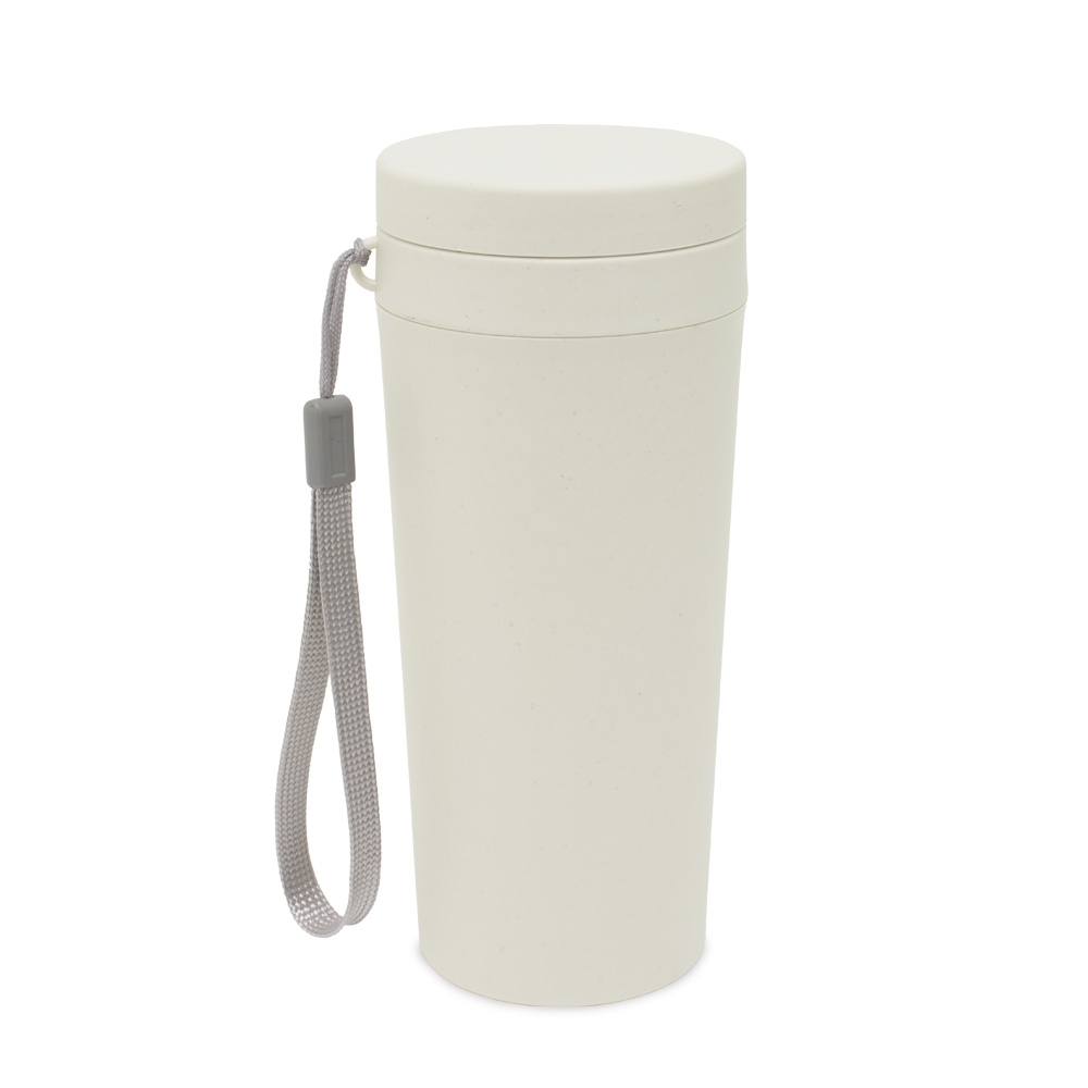 COPO FIBRA DE BAMBU 350ML SPX-03006A-BEG NA COR BEGE