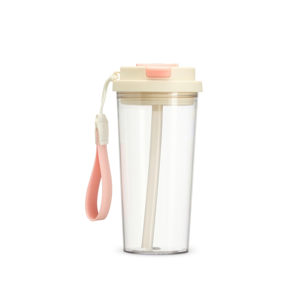 COPO PLÁSTICO 600ML SPX-02417-ROS NA COR ROSA