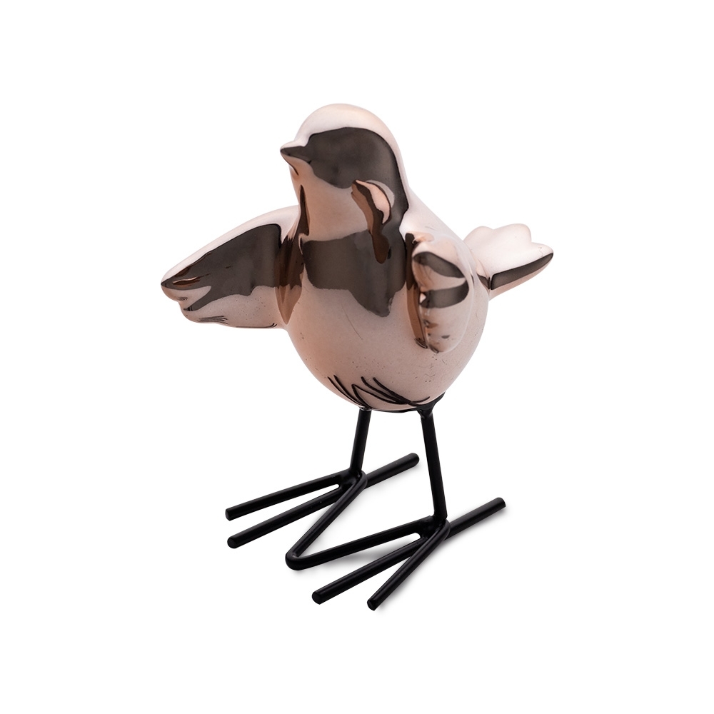 ENFEITE PASSÁRO  SPX-P$0630A-ROS NA COR ROSA