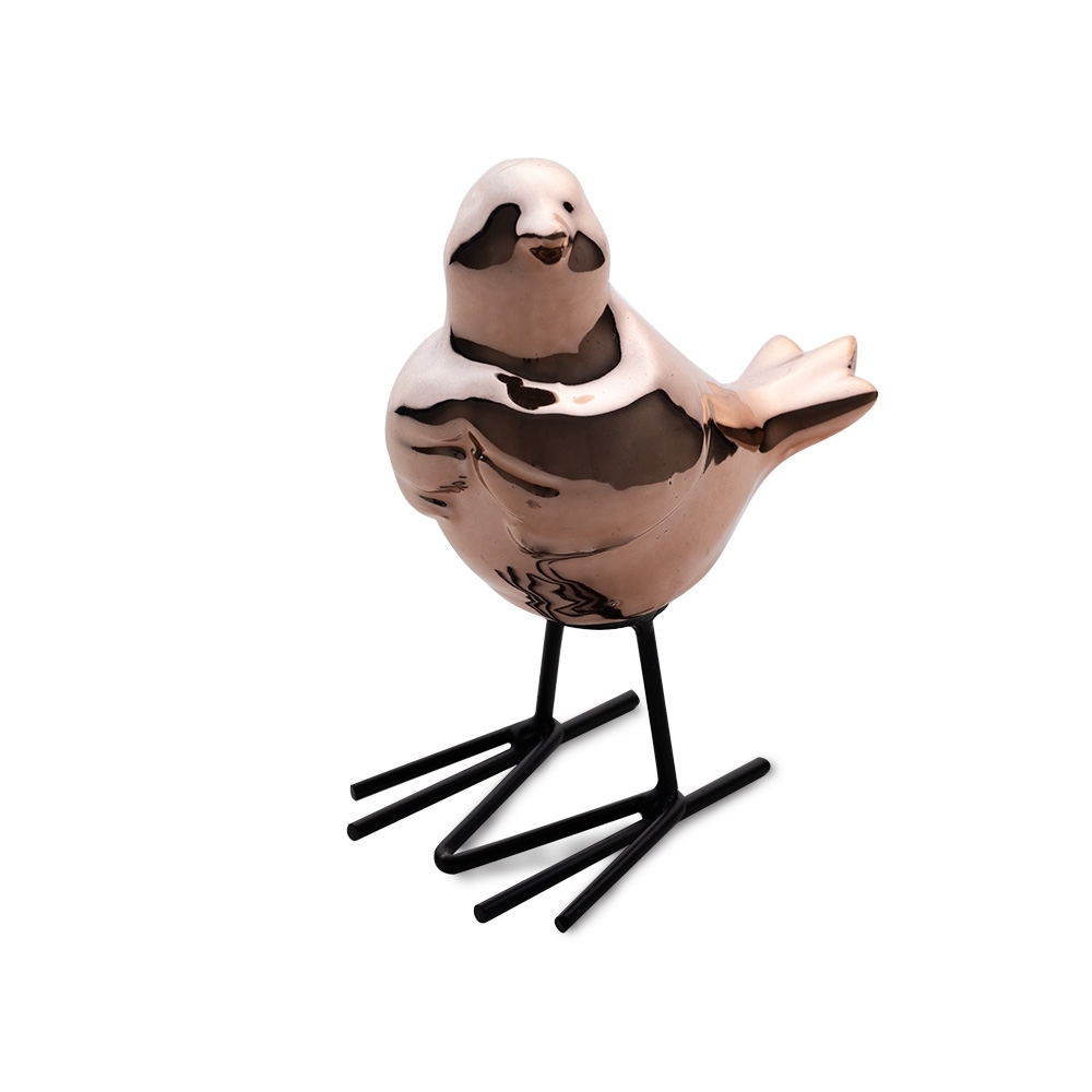 ENFEITE PASSÁRO  SPX-P$0630C-ROS NA COR ROSA