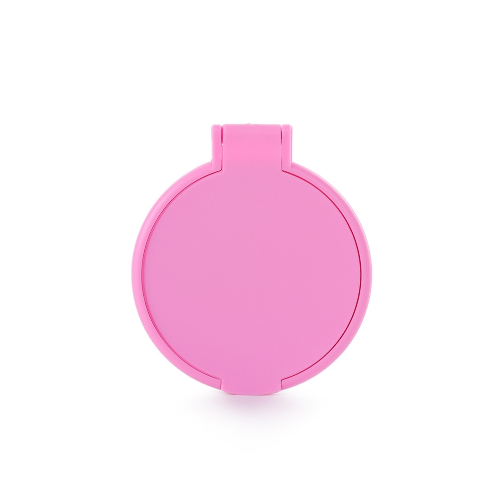 ESPELHO PLÁSTICO REDONDO SPX-06037-ROS NA COR ROSA