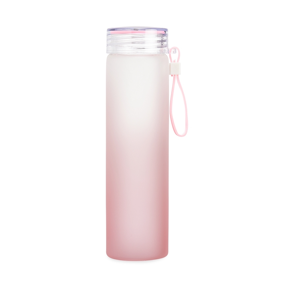 GARRAFA DE VIDRO 450ML SPX-08765B-ROS NA COR ROSA