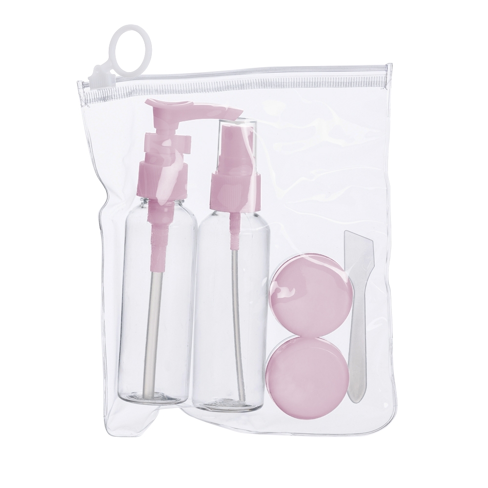 KIT VIAGEM 5PÇS SPX-18535-ROS NA COR ROSA