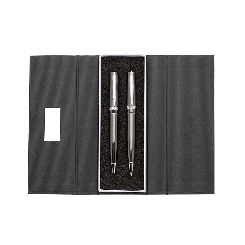 CONJUNTO CANETA E LAPISEIRA SPX-182PAR-CIN NA COR PRATA