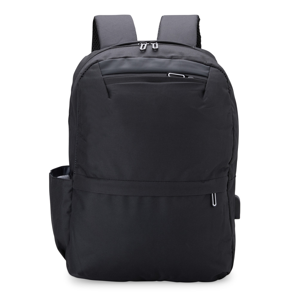 MOCHILA DE NYLON USB 24L SPX-04057B-PRE NA COR PRETO