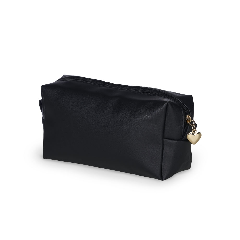 NECESSAIRE EM PU SPX-18650-PRE NA COR PRETO