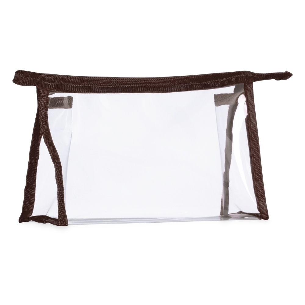 NECESSAIRE PLÁSTICA SPX-02092-MAR/TRA NA COR MARROM