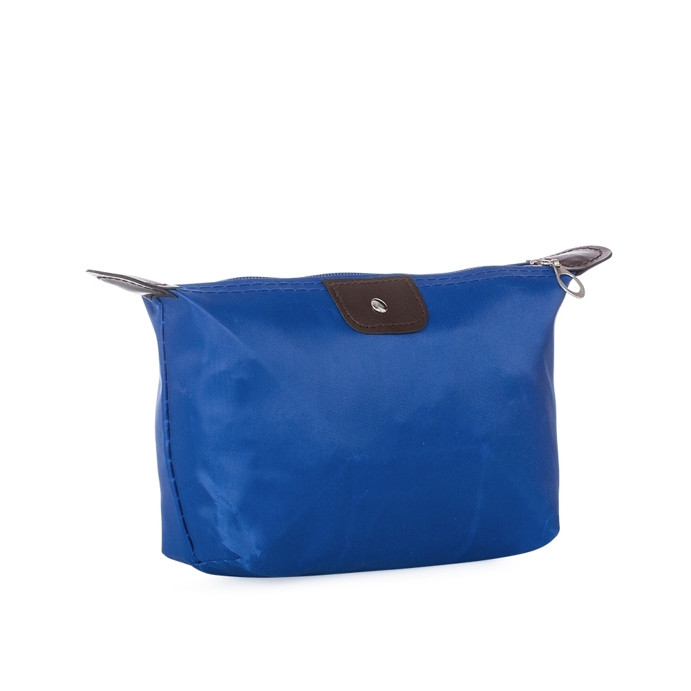 NECESSAIRE EM POLIESTER IMPERMEÁVEL  SPX-18516-AZE/MAR NA COR AZUL
