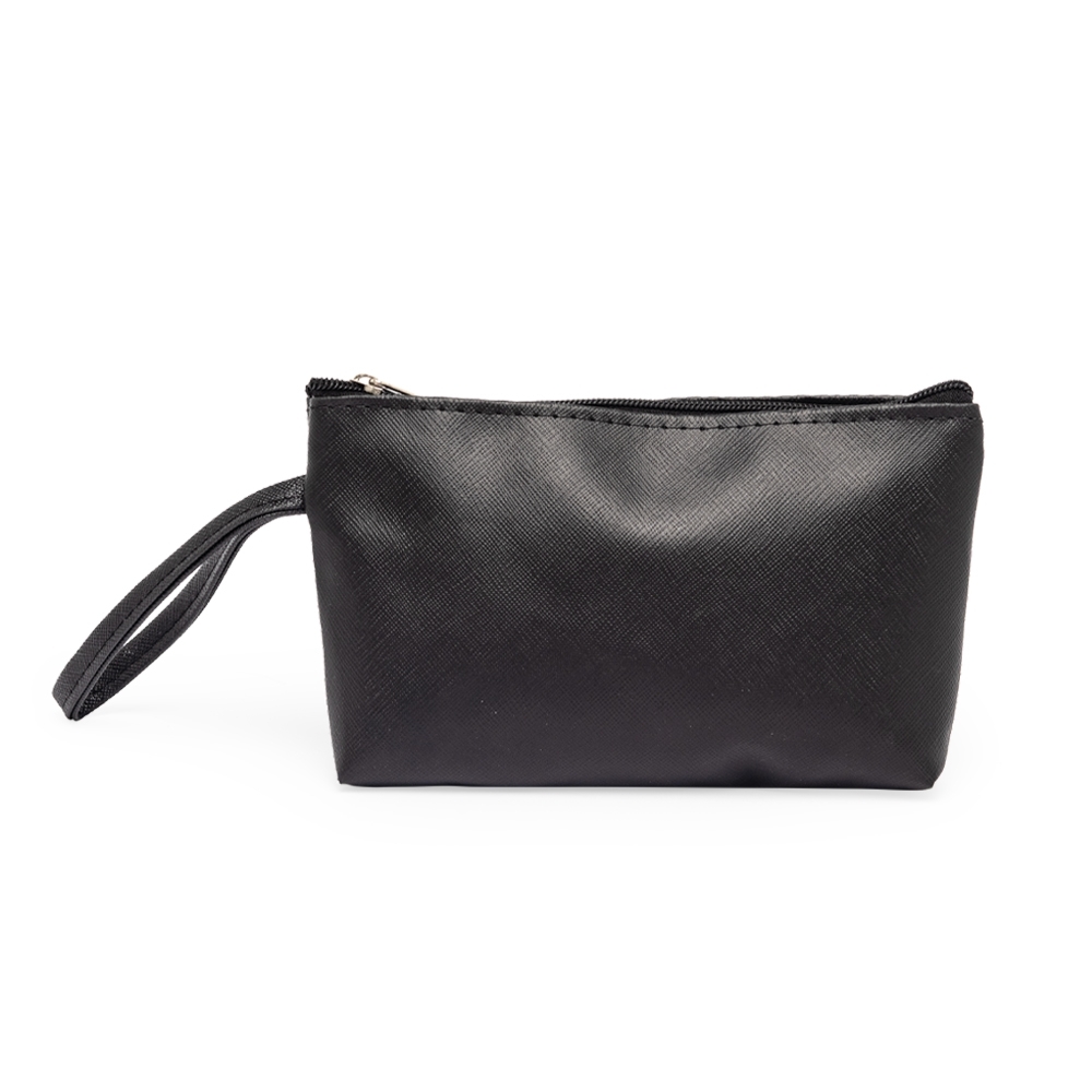 NÉCESSAIRE DE COURO SINTÉTICO SPX-15116-PRE NA COR PRETO