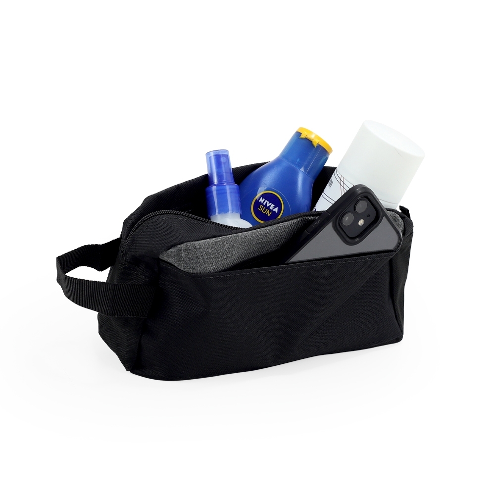 NÉCESSAIRE DE NYLON SPX-15068-PRE/CIN NA COR PRETO