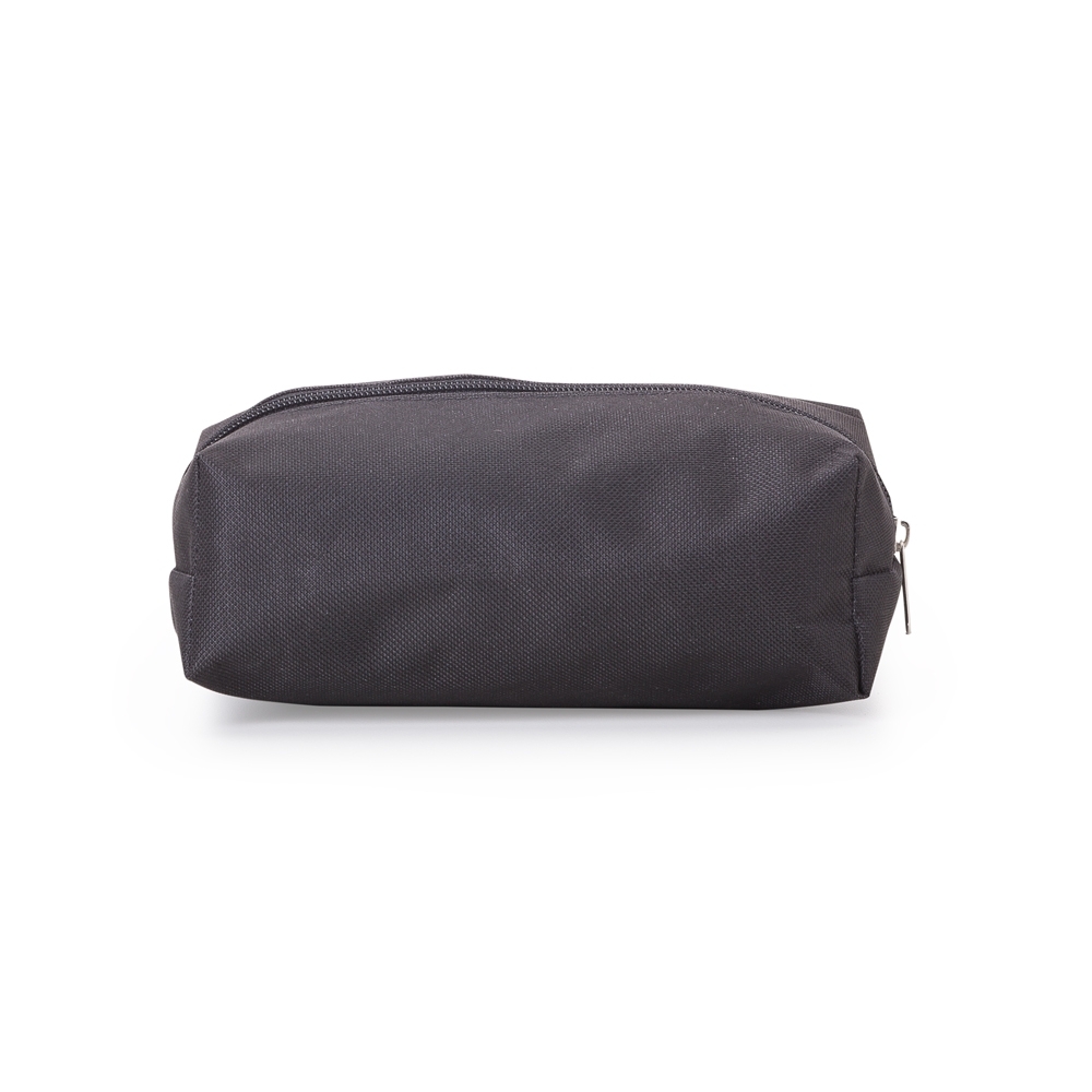 NECESSAIRE DE NYLON RETANGULAR SPX-13617-PRE NA COR PRETO