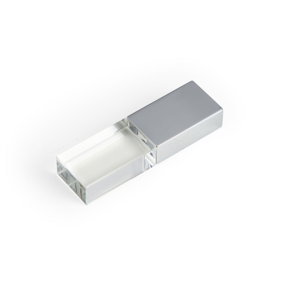 PEN DRIVE VIDRO 16GB SPX-050-16GB-TRA/PRA NA COR TRANSPARENTE