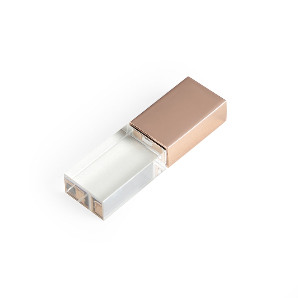 PEN DRIVE VIDRO 4 GB SPX-050-4GB-TRA/DOU NA COR TRANSPARENTE