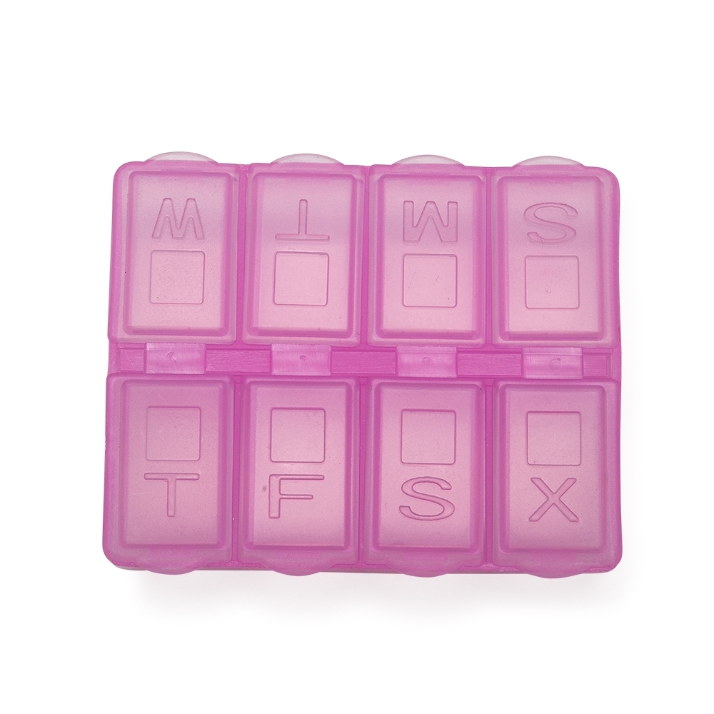 PORTA COMPRIMIDO SEMANAL SPX-P@18517-ROS NA COR ROSA