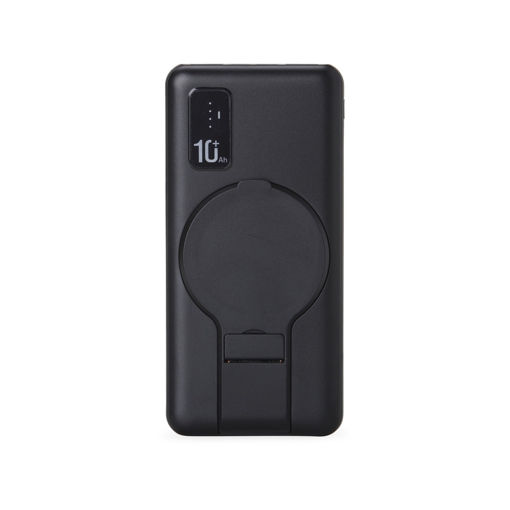 POWER BANK 10.000MAH C/ INDUÇÃO SPX-05038-PRE NA COR PRETO