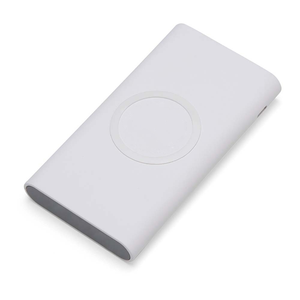 POWER BANK 8000MAH C/ INDUÇÃO SPX-04050-BCO NA COR BRANCO