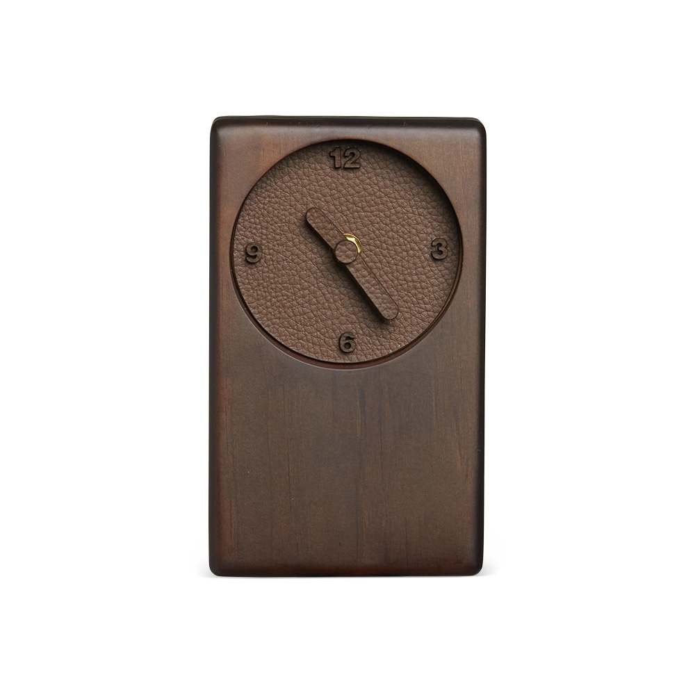 RELÓGIO DE MESA PREMIUM SPX-14907-MAE NA COR MADEIRA