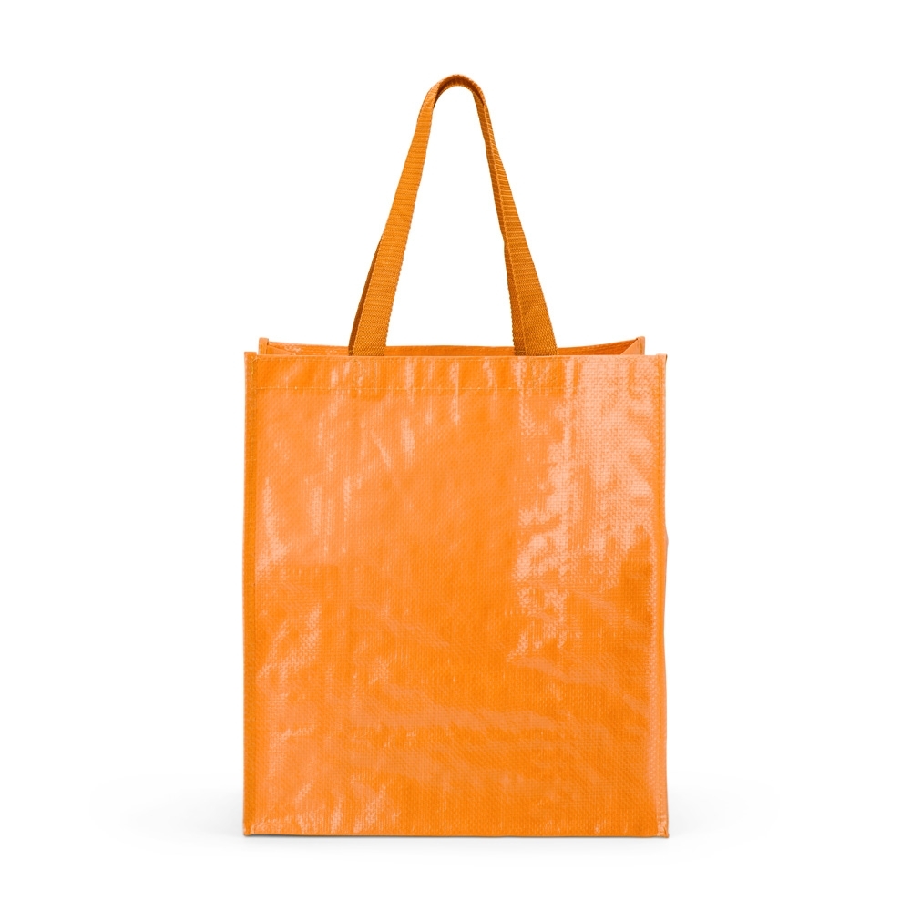 SACOLA PLÁSTICA SPX-08054-LAR NA COR LARANJA