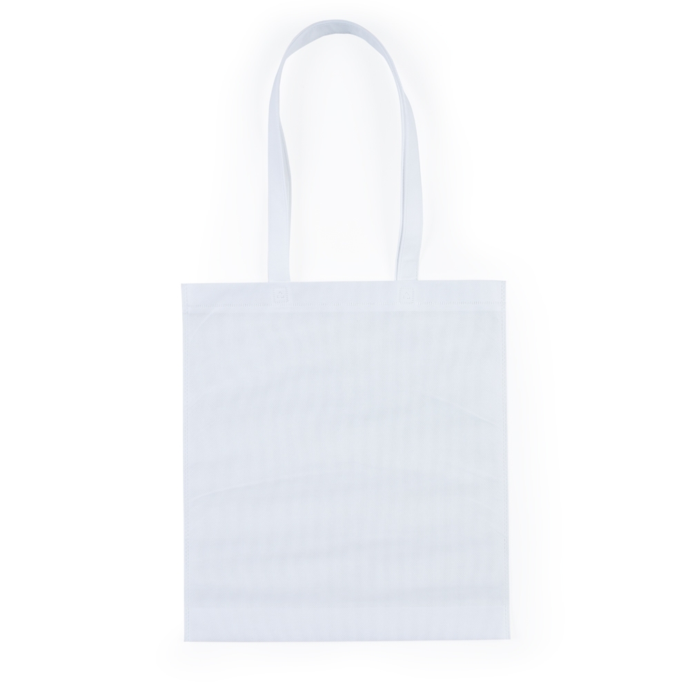 SACOLA TNT COM ALÇA  SPX-13780 NA COR BRANCO