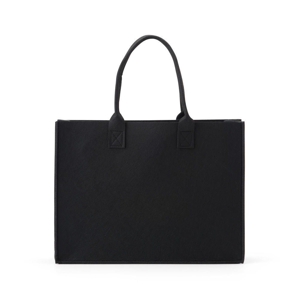 SACOLA DE FELTRO SPX-08038-PRE NA COR PRETO